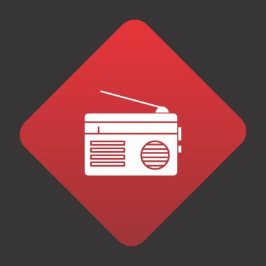 Projen için radyo simgesi