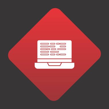 Projemiz için dizüstü bilgisayar simgesi