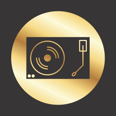 Projeniz için vinly player simgesi