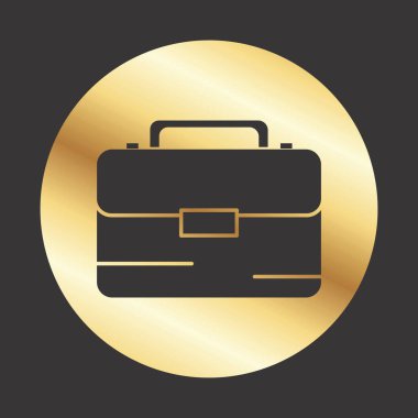  evrak çantası simgesi, yaratıcı tasarım şablonu, vektör 