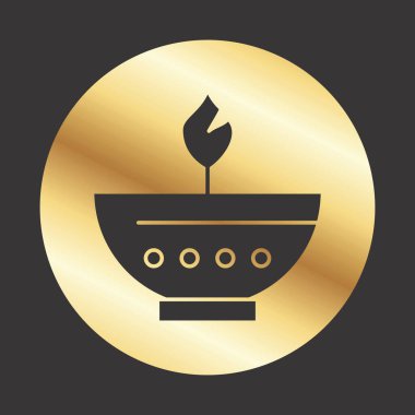  Projeniz için ışıklandırılmış kase simgesi