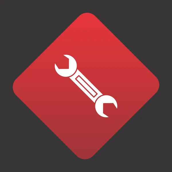 Wrench Icon Your Project — Stock Vector