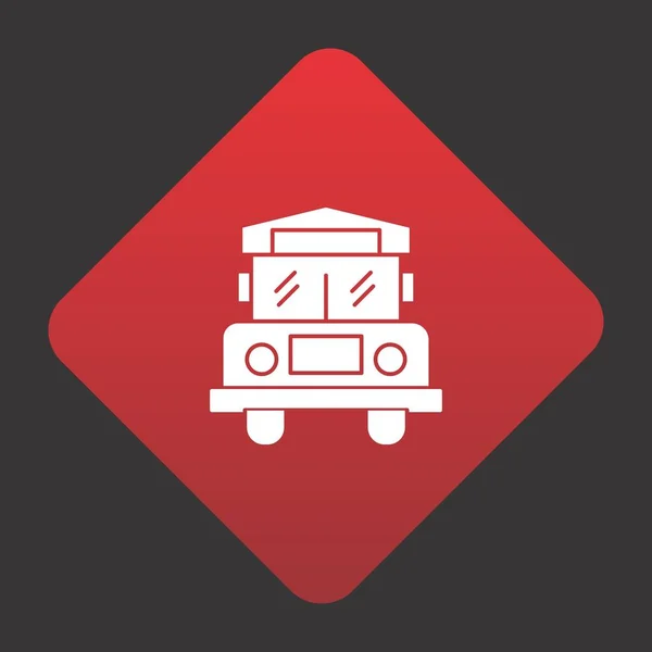 Schulbus Symbol Für Ihr Projekt — Stockvektor