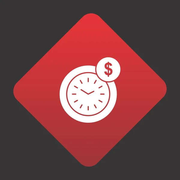 Uhr Symbol Für Ihr Projekt — Stockvektor