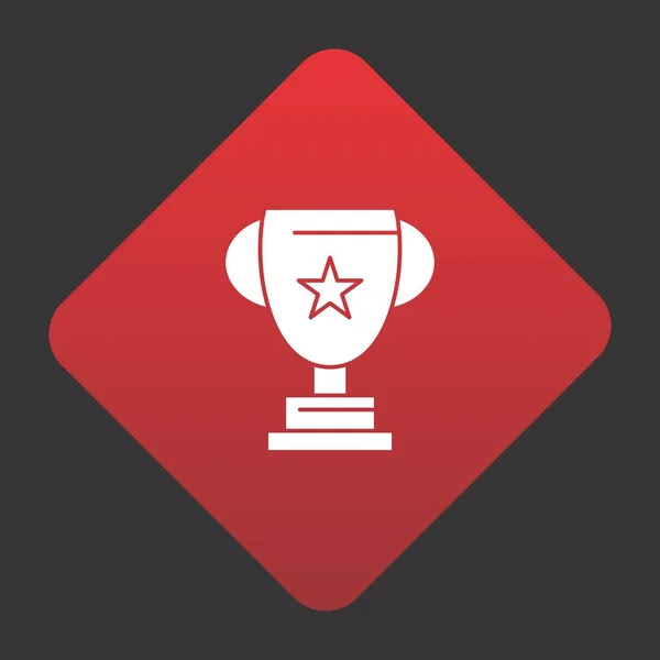 Icono Trofeo Para Proyecto — Vector de stock