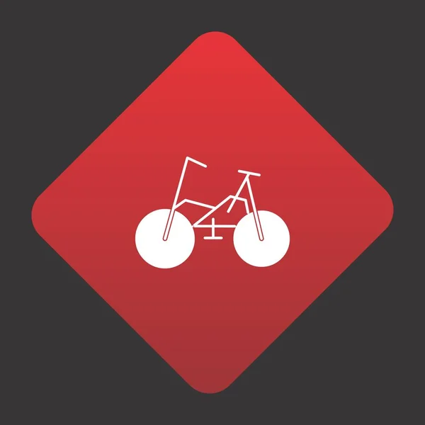 Fahrrad Symbol Für Ihr Projekt — Stockvektor