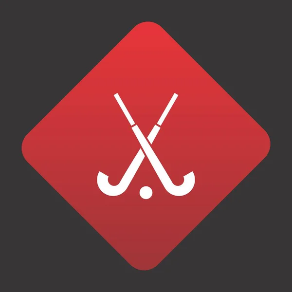 Εικονίδιο Stick Hockey Για Έργο Σας — Διανυσματικό Αρχείο