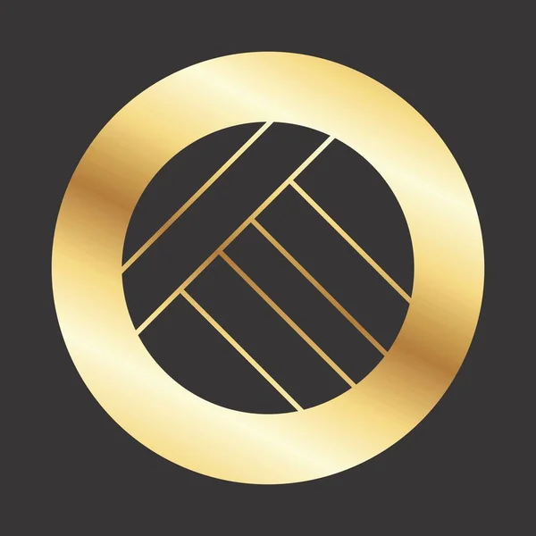 Ikone Des Volleyballs Vektor Illustration — Stockvektor