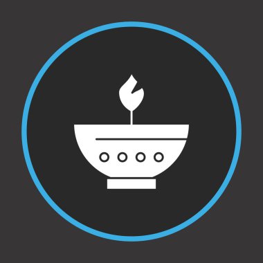  Projeniz için ışıklandırılmış kase simgesi