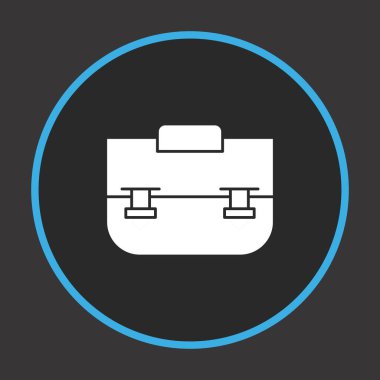  evrak çantası simgesi, yaratıcı tasarım şablonu, vektör 