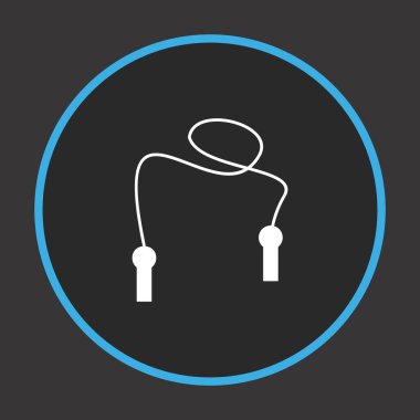 Projeniz için koyu arkaplan üzerinde ip vektör simgesi atlanıyor