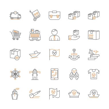 Web siteleri ve Mobil Uygulamalar için Evrensel Modern Simge