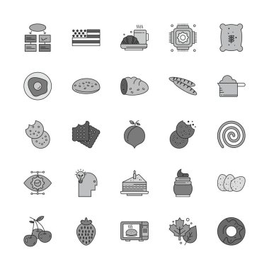 Web siteleri ve Mobil Uygulamalar için Evrensel Modern Simge