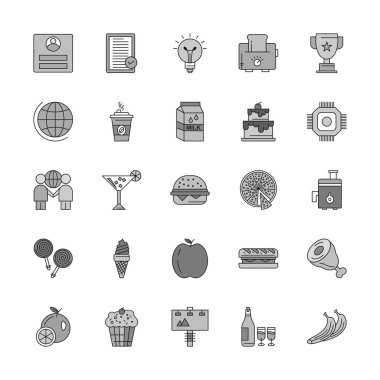 Web siteleri ve Mobil Uygulamalar için Evrensel Modern Simge