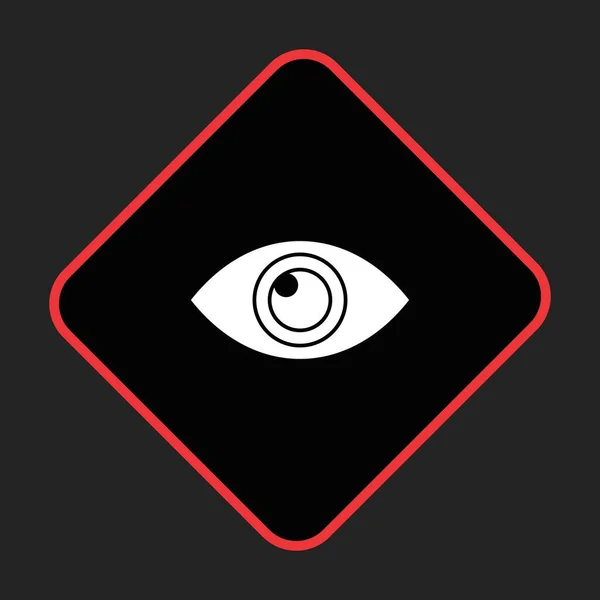 Ikona Oči Pro Váš Projekt — Stockový vektor