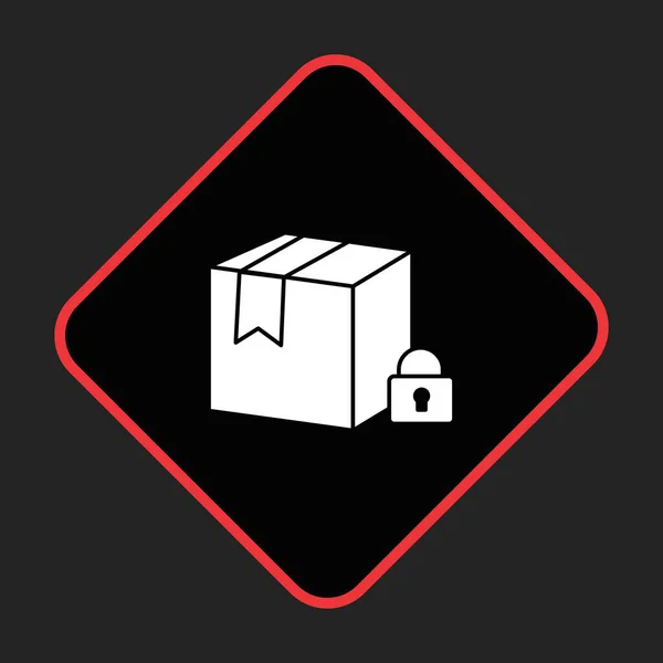 Paketsymbol Für Ihr Projekt — Stockvektor