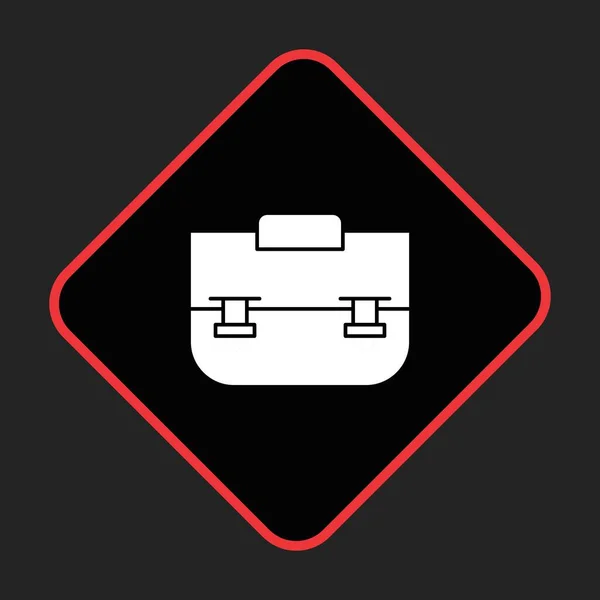 Briefcase Bag Icon Creative Design Template Vector — Stock Vector