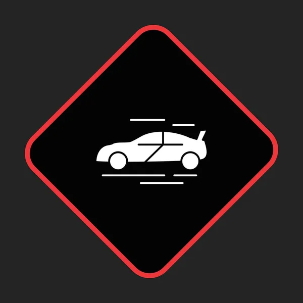 Icono Coche Para Proyecto — Vector de stock