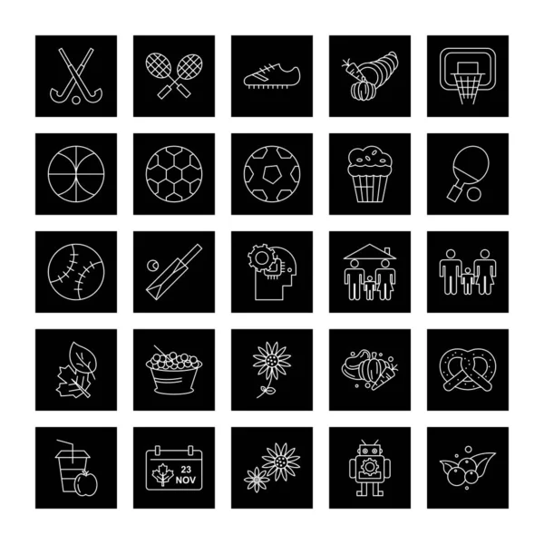 User Interface Icon Set Web Mobile Application — Stock Vector