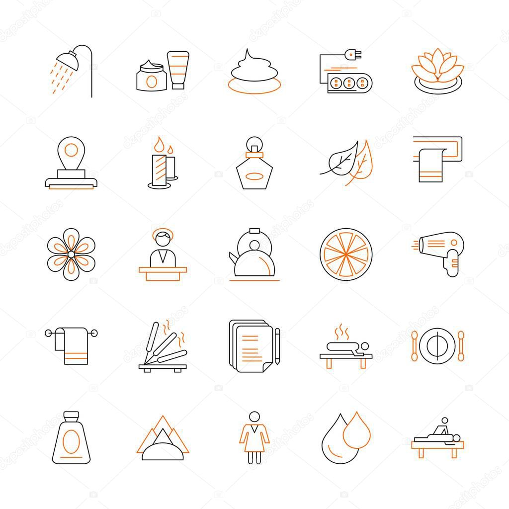 Simple Set of Universal Related Color Icons