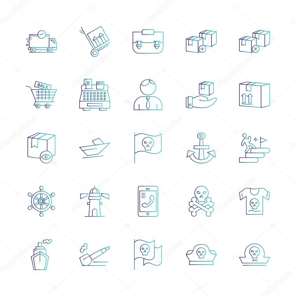 Universal Modern Icon For Websites And Mobile Application