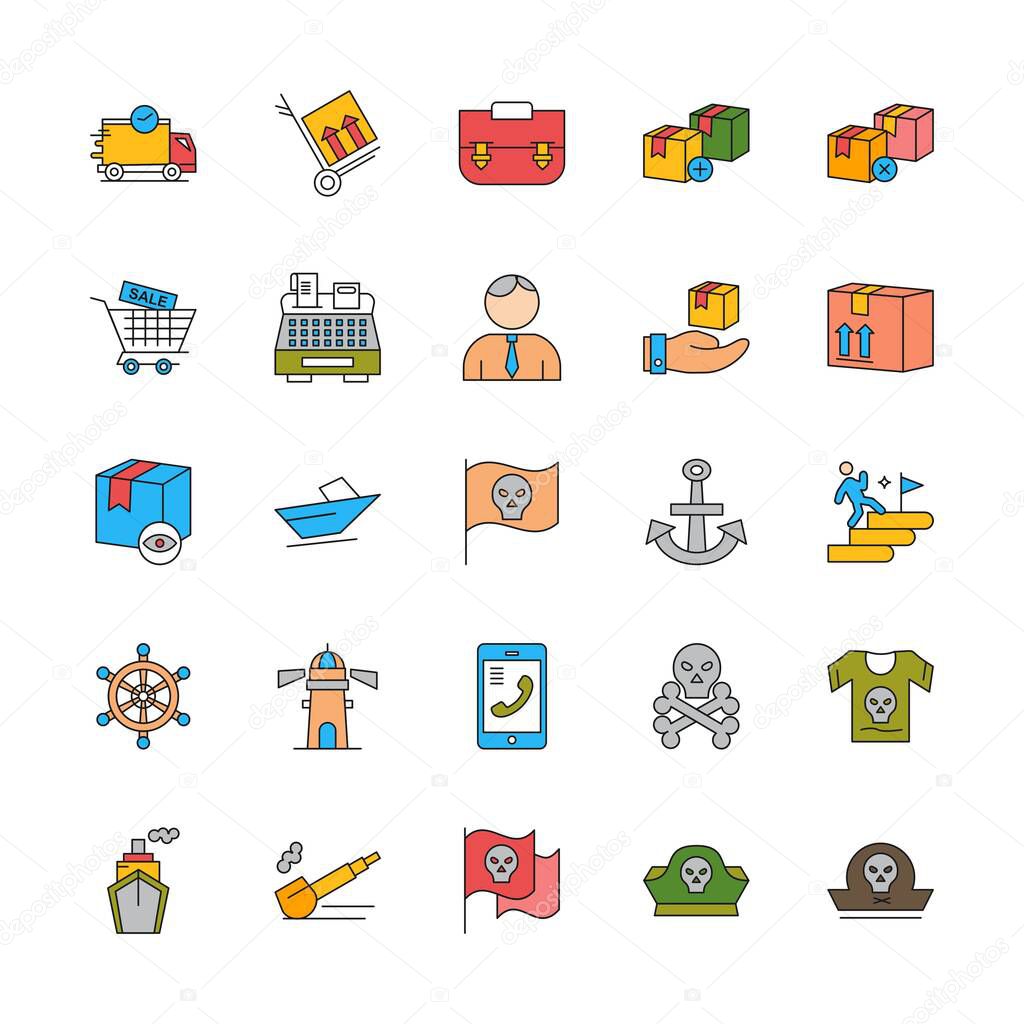 Universal Modern Icon For Websites And Mobile Application