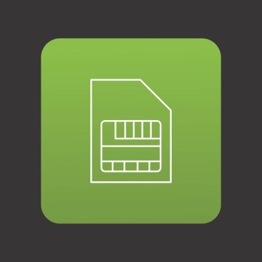  Projeniz için Sim kart simgesi