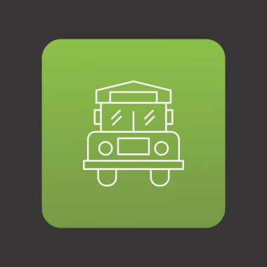 Projen için Okul Otobüsü simgesi