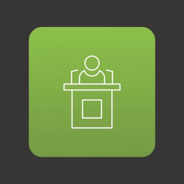 Projeniz için ders sunum simgesi