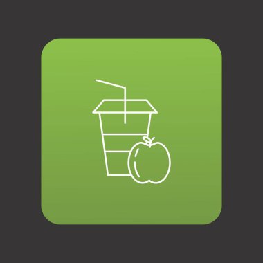 Projen için elma suyu simgesi