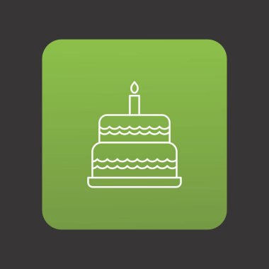 Projeniz için Mutlu Yıllar Pasta simgesi