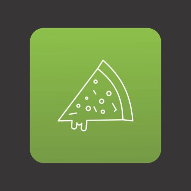 Projen için bir dilim pizza simgesi