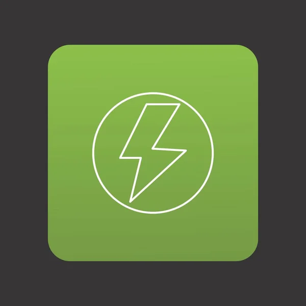 Lightning Icoon Voor Project — Stockvector