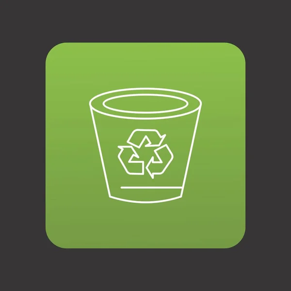 Reycle Bin Icon Your Project — стоковый вектор