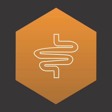 Projeniz için ince bağırsak simgesi