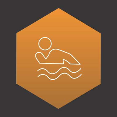 Projeniz için Yüzme Kişi simgesi