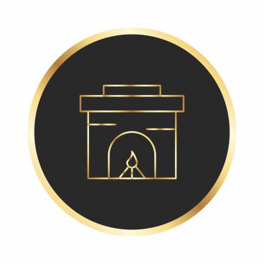 Projeniz için şömine simgesi