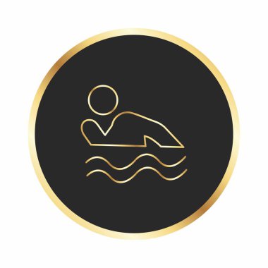Projeniz için Yüzme Kişi simgesi