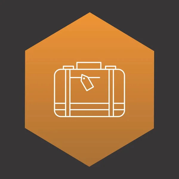 Briefcase Icon Your Project — Stock Vector