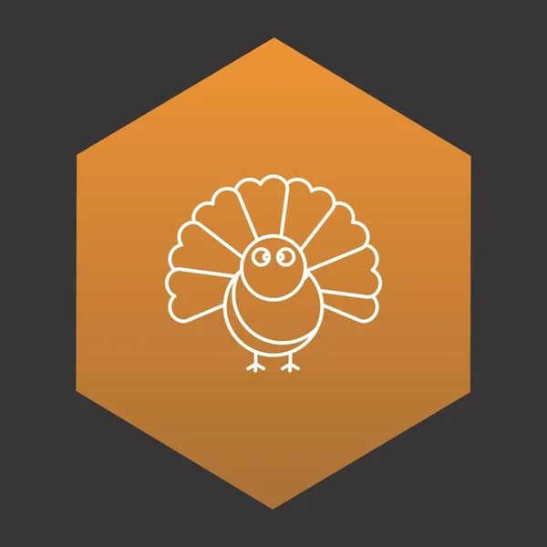 Türkei Ikone Für Ihr Projekt — Stockvektor