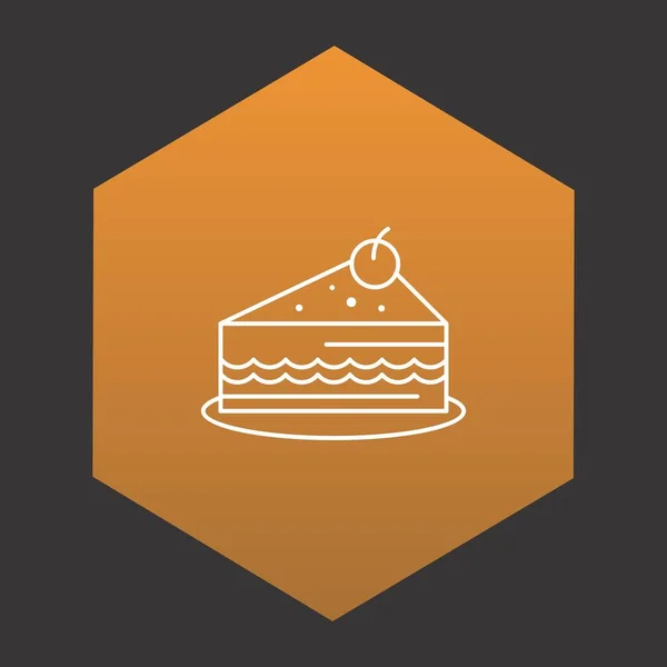 Kuchen Symbol Für Ihr Projekt — Stockvektor