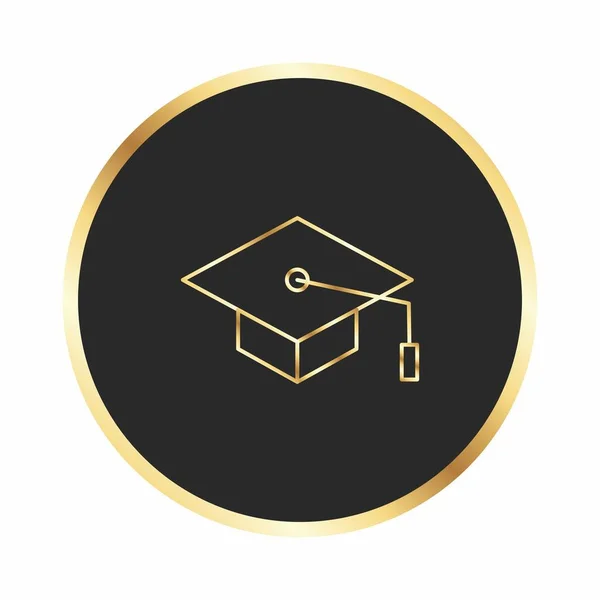 Icono Graduación Para Proyecto — Vector de stock