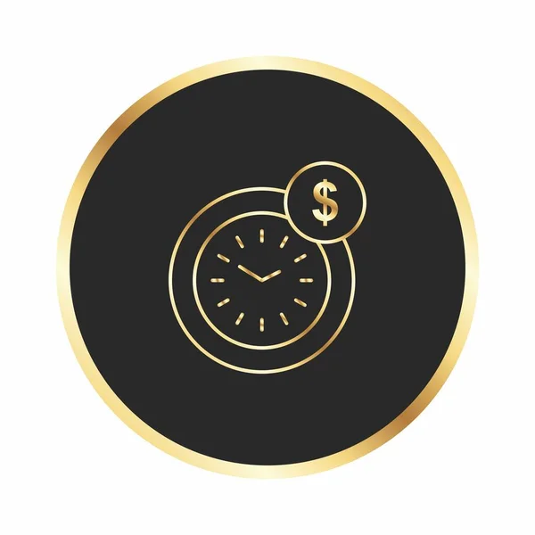 Ícone Relógio Para Seu Projeto — Vetor de Stock