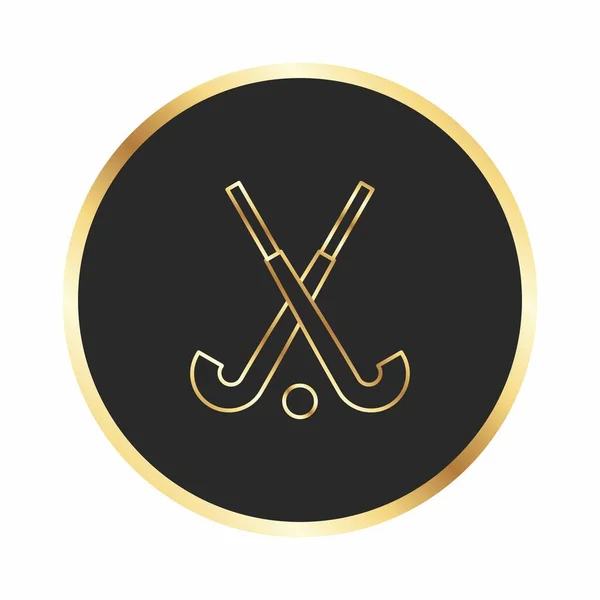 Εικονίδιο Stick Hockey Για Έργο Σας — Διανυσματικό Αρχείο