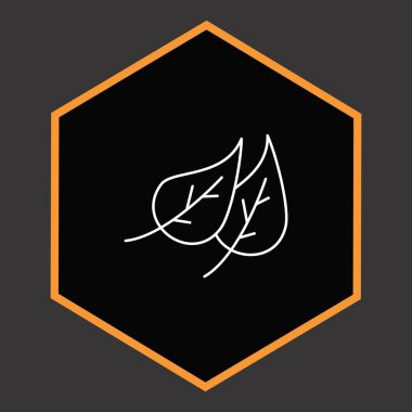 Projeniz için minimalist simge, siyah üzerine beyaz