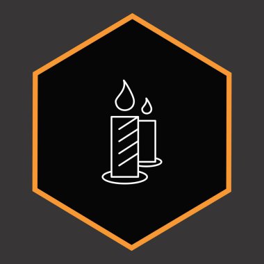 Projeniz için minimalist simge, siyah üzerine beyaz