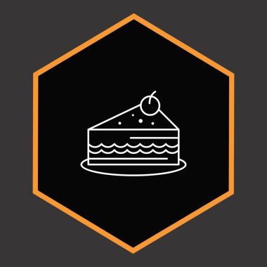 Projeniz için minimalist simge, siyah üzerine beyaz