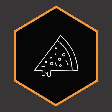 Projeniz için minimalist simge, beyaz üzerine siyah