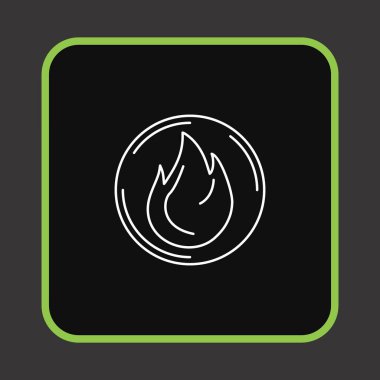 Projeniz için minimalist simge, beyaz üzerine siyah