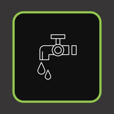 Projeniz için minimalist simge, beyaz üzerine siyah